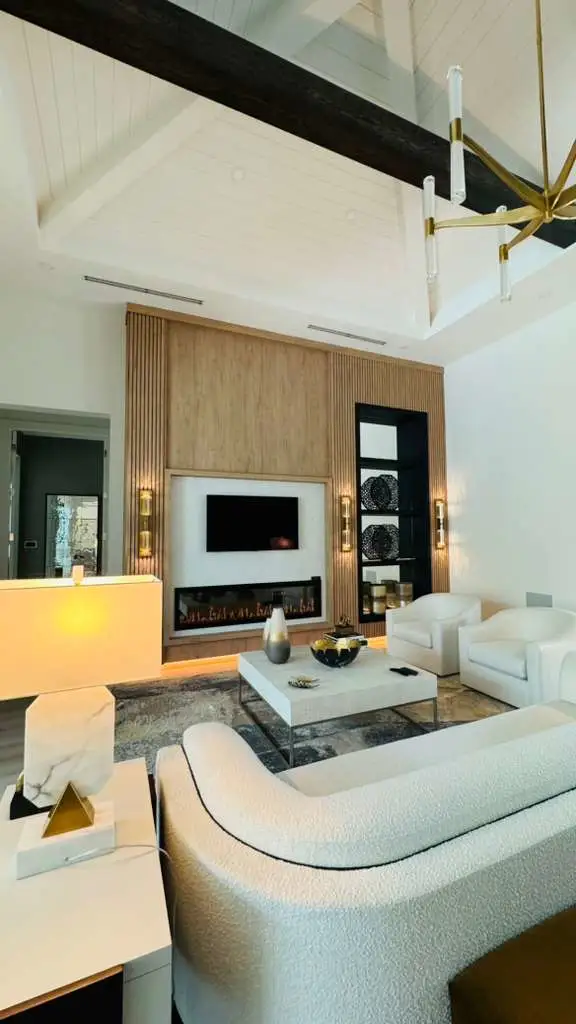 Luxury home decor styling