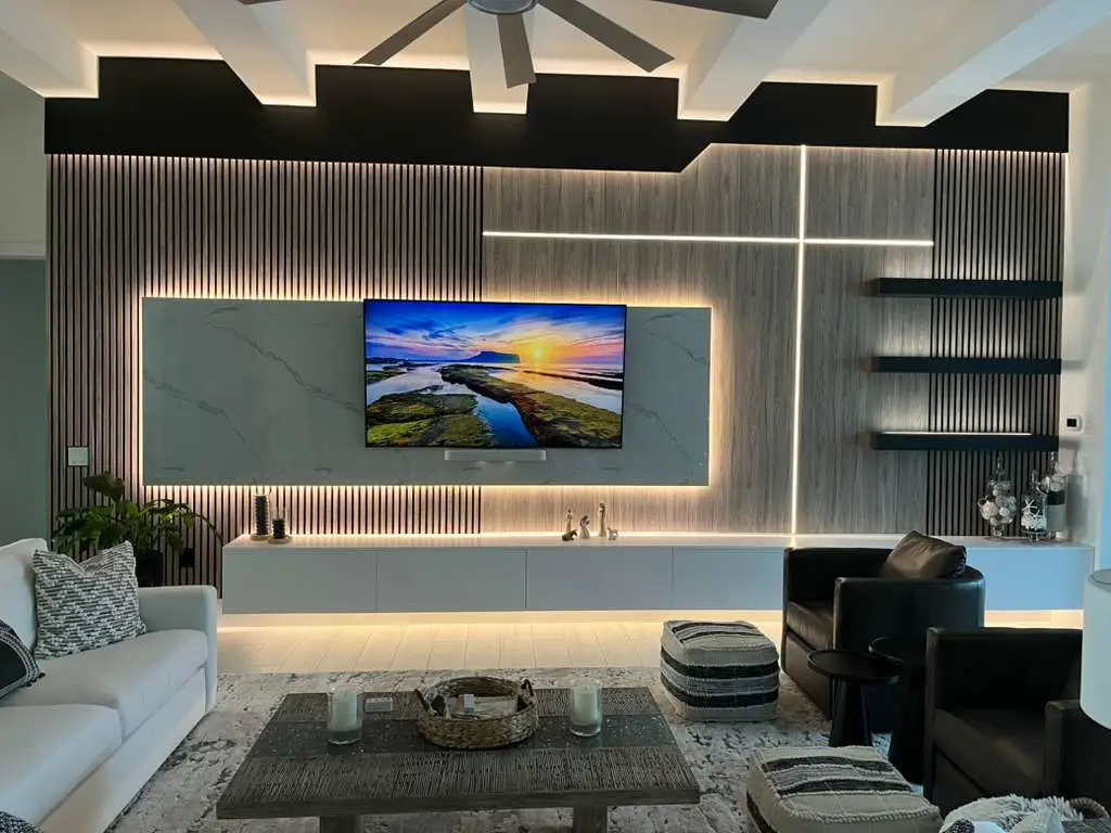 Modern luxury interior design concept